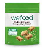 Wefood Fesleğen&Ay Çekirdekli Glutensiz Kraker 40gr