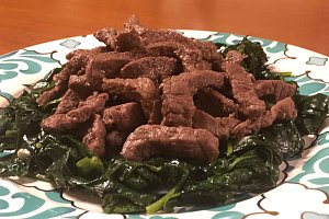 Ispanaklı Dana Julyen Tava