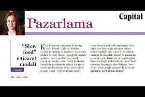 Slow Food e-ticaret modeli